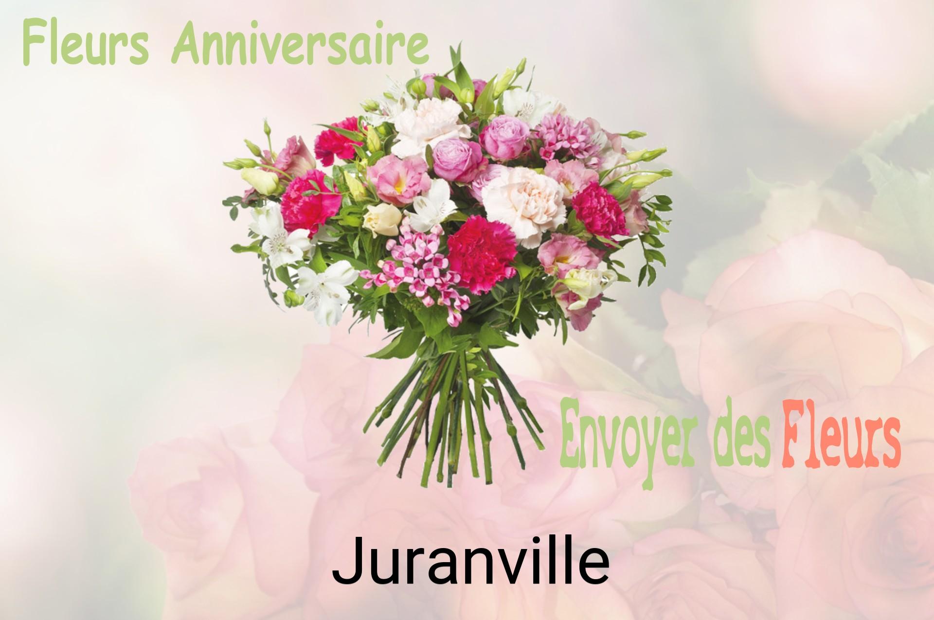 Bouquet de fleurs d’anniversaire livré à Juranville